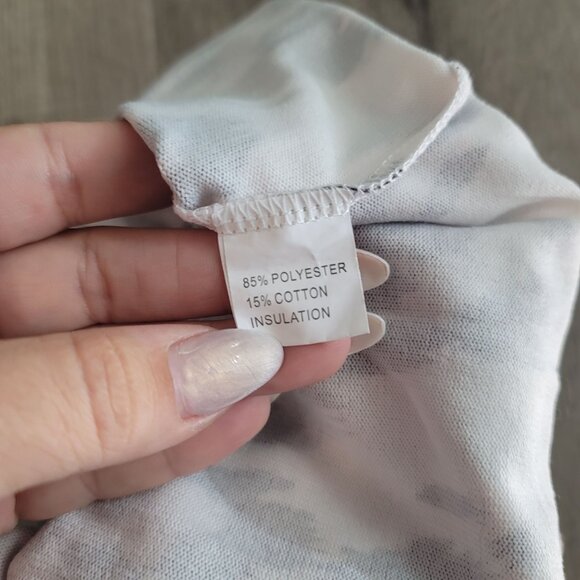 Women's Leopard Print Pajama Set - V-Neck Long Sleeve Top & Drawstring Shorts S - Picture 3 of 8